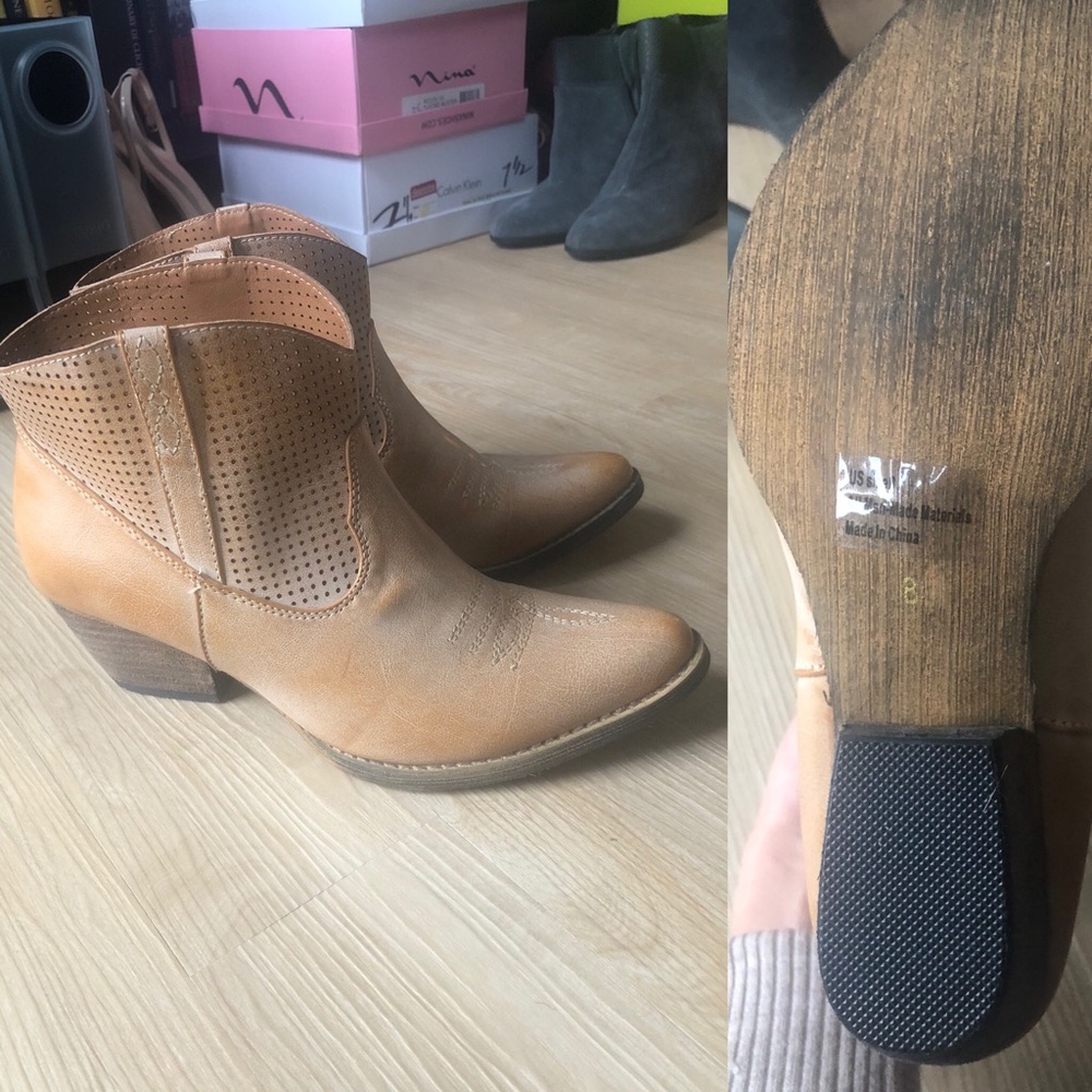 VERY VOLATILE Cowboy Bootie